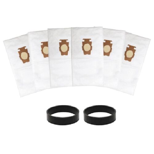 6 Pièces de Sac D'aspirateur + 2 Pièces de Ceinture pour Kirby Sentria G10D De Remplacement Pour Aspirateur Accessoire Ménage Nettoyage