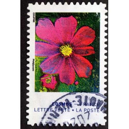 Timbre Cosmos , Lettre Verte . La Poste . 2020.