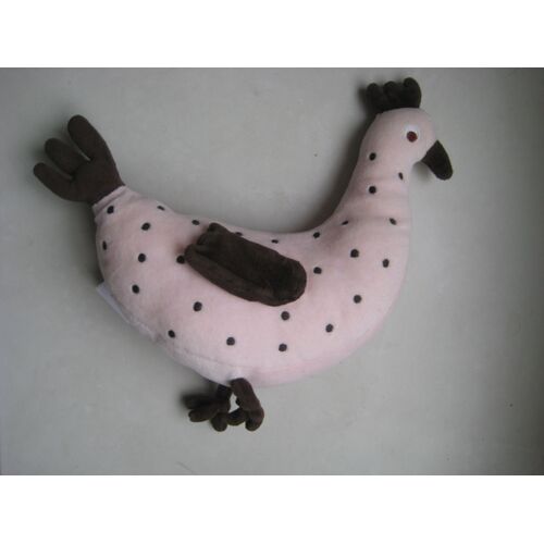 Doudou Aurore La Poulette Rose À Pois Du Pareil Au Même 25 Cm