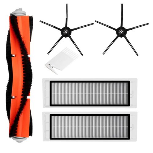Brosse principale, brosse latérale noire, filtre HEPA, pièces pour aspirateur Xiaomi Roborock S6 S5 MAX S60 S65 S5 S50 S55 E25 E35, May06100309