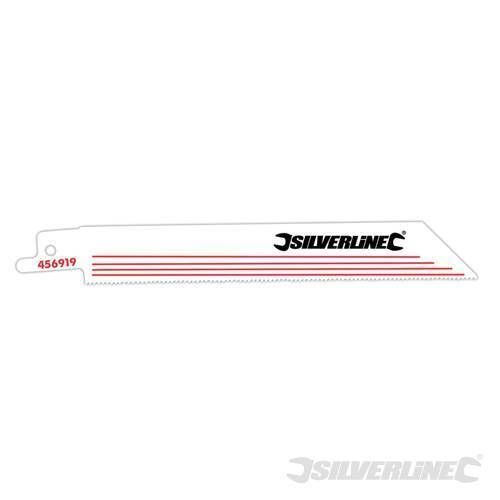 Ensemble 5 lames de scie sabre 18 TPI - SILVERLINE
