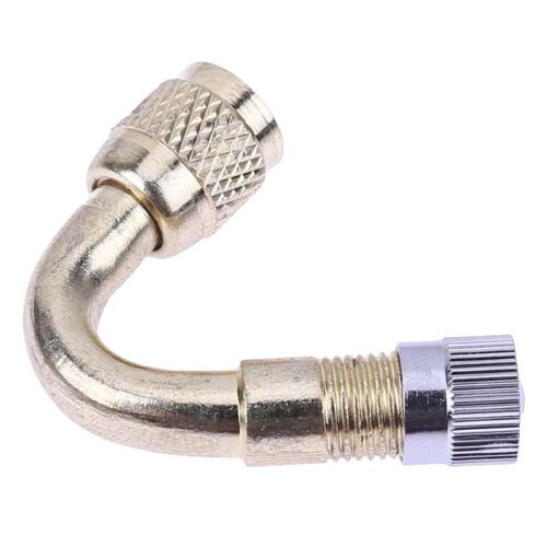 Extension De Tige De Valve De Pneu En Métal, 1 Pièce, Avec Adaptateur 45 90 135 Degrés Pour Moto Automobile Véhicules Électriques