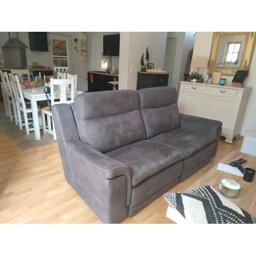 , Canapé Gris Anthracite En Allcantara Avec Système Électrique, Marque Château D'ax, Assise Impeccable Prix Acheté 3500euros, Prix De Revente 900 Euros