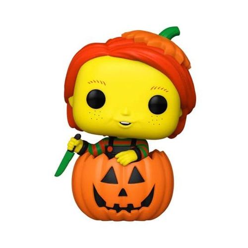 Chucky Jeu D¿Enfant Pop! Movies Vinyl Figurine Vintage Halloween Good Guy 9 Cm
