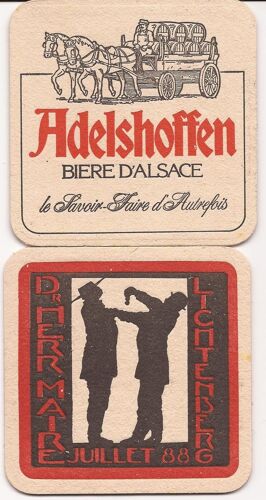 Sous Bock De Collection Adelshoffen