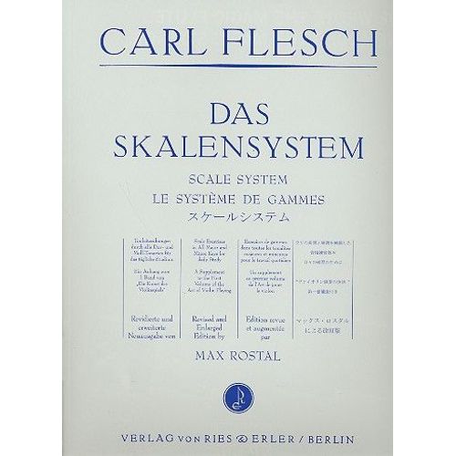 Flesch Das Skalensystem Für Violine