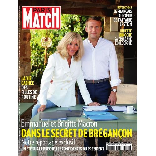 Paris Match N° 3720 Du 20 Au 26 Août 2020 , Dans Les Secrets De Bregançon