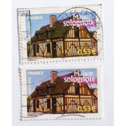 Variété France Oblitéré Y&t 3820 Nuance De Couleur 2005