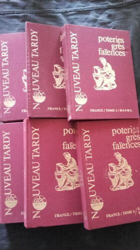 Nouveau Tardy - Poteries Grès Faiences Série 6 Volumes