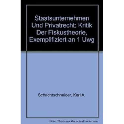 Staatsunternehmen Und Privatrecht
