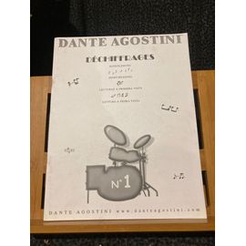 Dante Agostini Déchiffrages Pour Batterie Volume 1 Partition Ed. Agostini