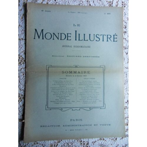 Le Monde Illustré N°2076 Du 09 Janvier 1897