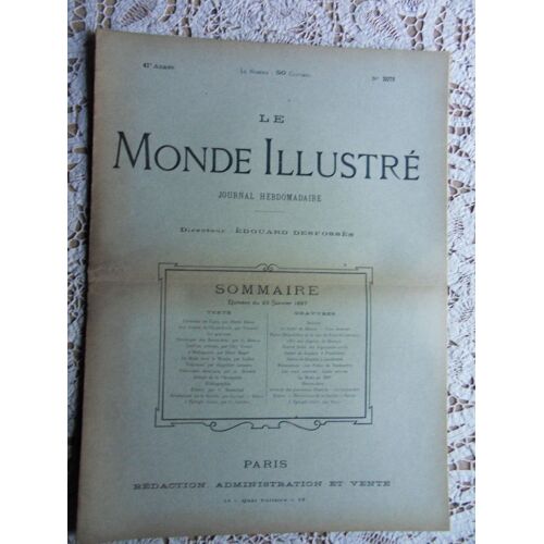 Le Monde Illustré N°2078 Du 23 Janvier 1897