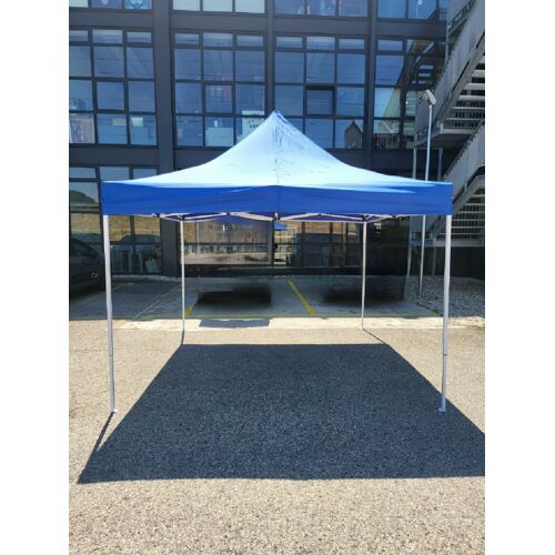 Tonnelle De Marché Pliable Barnum 3x3m Pvc 438g/M2 Hyper Imperméable Et Robuste Avec Housse De Transport