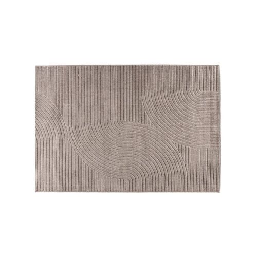 Tapis Marron À Formes Géométriques 240x340cm