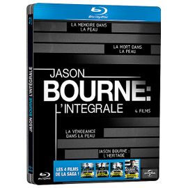 Jason Bourne - L'intégrale : La Mémoire Dans La Peau + La Mort Dans La Peau + La Vengeance Dans La Peau + Jason Bourne : L'héritage - Pack Collector Boîtier Steelbook - Blu-Ray