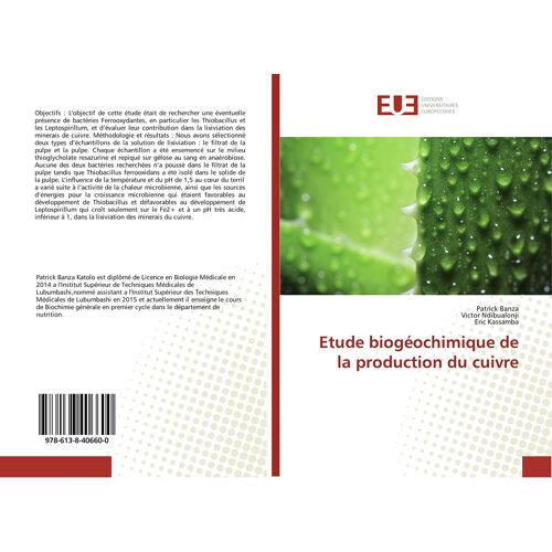 Etude Biogéochimique De La Production Du Cuivre