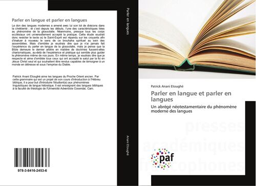 Parler En Langue Et Parler En Langues