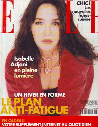Elle 2861 Isabelle Adjani 6p Les Corrs 2p Carla Bruni & Julien Clerc 4 P Bianca Jagger 2p Audrey Marnay 1p Ellen Macarthur 1p 2861