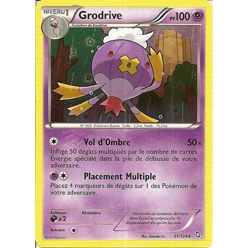 Grodrive - Dragons Exaltés - 51/124 - Rare - Normale - 100 Pv