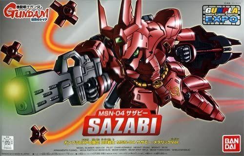 Bb Warrior Sazabi Metallic Ver. Plastic Model (Gunpla Expo World Tour Japan 2013) [Import Japonais]