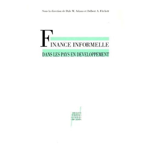 Finance Informelle Dans Les Pays En Développement