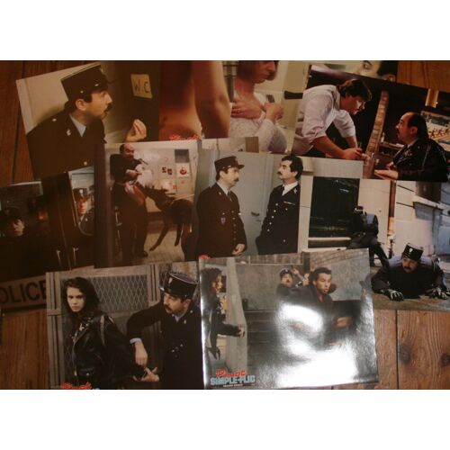 Lot De 10 Photos D'exploitation Pinot Simple Flic Gerard Jugnot Fanny Bastien Brialy Pierre Mondy