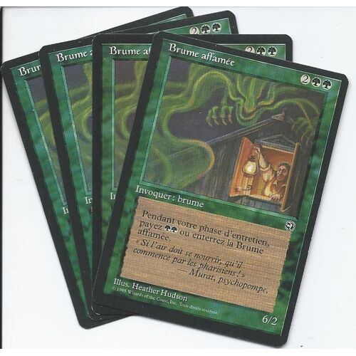 Brume Affamée - Lot De 4 Cartes, Terres Natales 1995 Vf