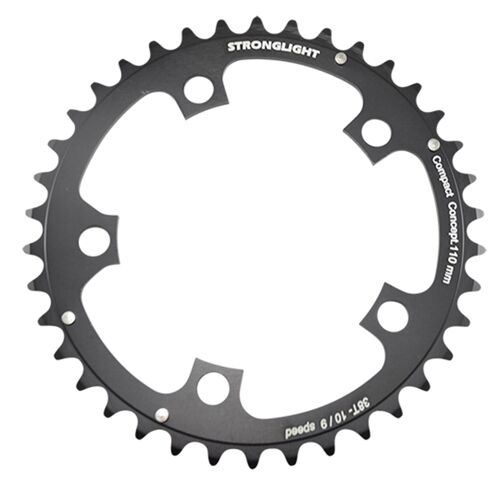 Plateau D110 38 Dents Noir Strong