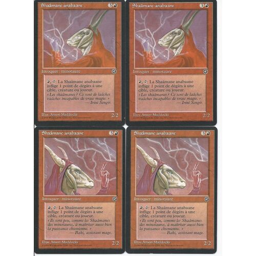 Shaâmane Anabaane - Lot De 4 Cartes, Terres Natales 1995 Vf