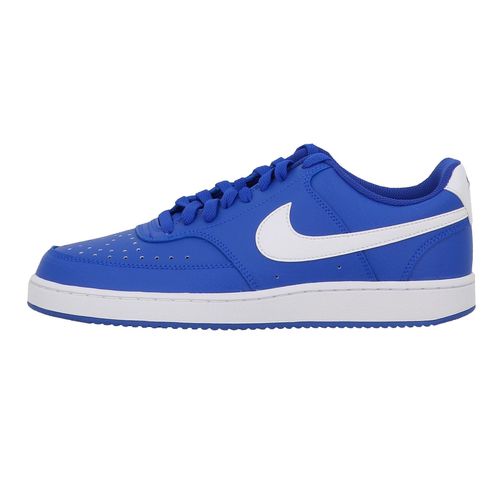 Chaussures Basses Cuir Ou Simili Nike Nike Court Vision Lo Nn Bleu Moyen