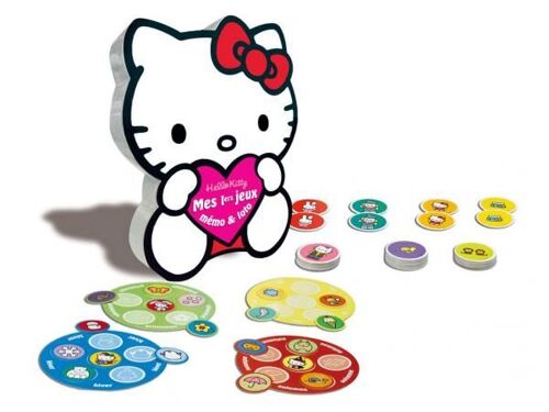 Loto Et Mémo - Hello Kitty : Jeu 2 En 1