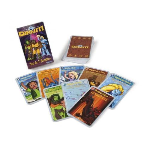 Jeu De 7 Familles Gormiti - Étui Carton