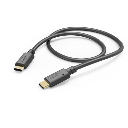 Câble de charge, USB-C - USB-C, 1,5 m, noir