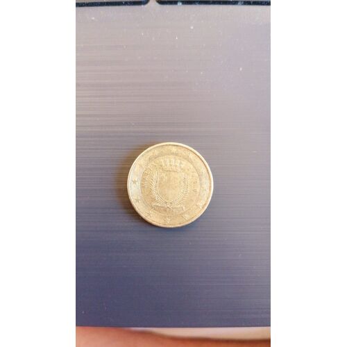 Piece 50 Centime Euro Annee 2008 Malte