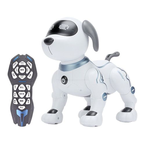 Robot électronique cascadeur pour chien, télécommande, jouet, contrôle vocal, musique, danse, cadeau d'anniversaire pour enfants