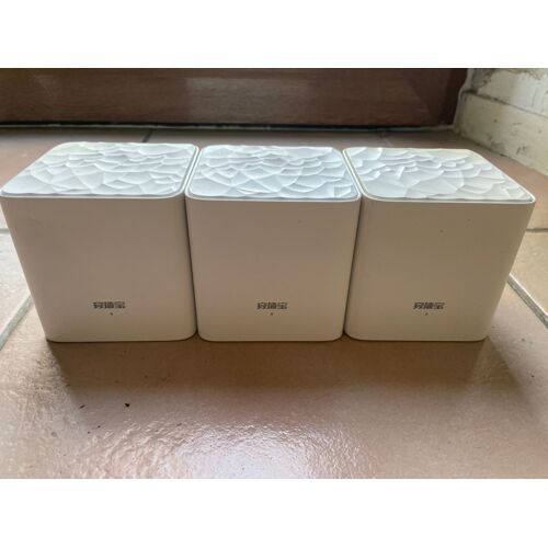 WiFi Mesh AC1200 Couverture 300 m²-Tenda Nova MW3-3 pack Système mesh wifi répéteur puissant, installation facile