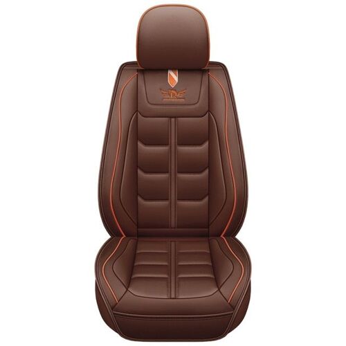 1pcs Brown Siège Auto En Cuir Synthétique Polyuréthane Housse Coussin Pour Bmw F10 E46 G30 Pour Ford Golf 4 Pour Vw/Passat B5 B8 Golf 5 Pour Peugeot 206 307 407 308