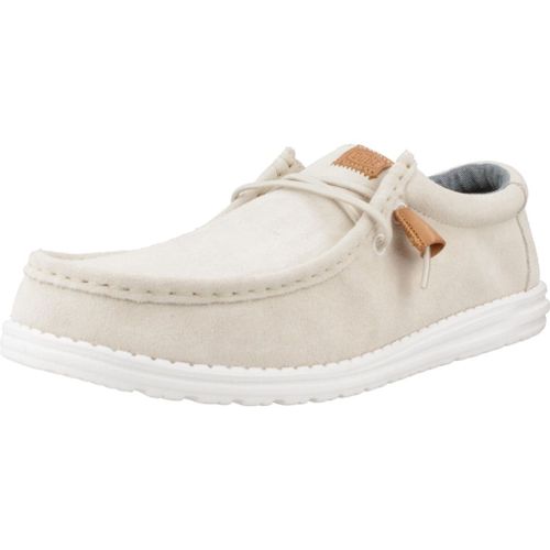 Hey Dude Wally Craft Suede Colour Blanc
