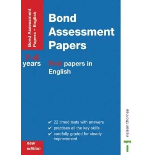 Bond - First Papers In English (7-8 Years) - Nouvelle Édition 2007