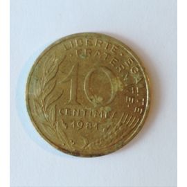 Piéce De 10 Centimes De Franc 1981