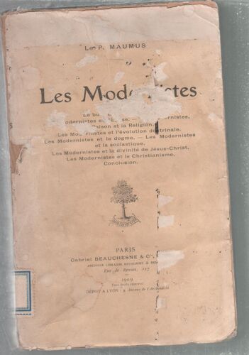 Les Modernistes / Le P. Maumus