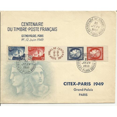 Enveloppe 1er Jour 1/6/1949