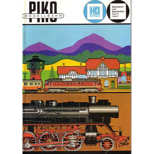 Catalogue Piko Modellbahn 1980 Trilingue-Piko