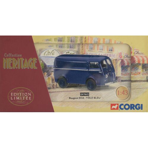 Peugeot D3a Tôlé Bleu - Corgi Héritage-Corgi