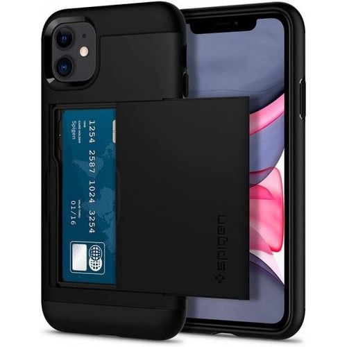 Coque Iphone 11 Spigen Slim Armor Cs - Noire