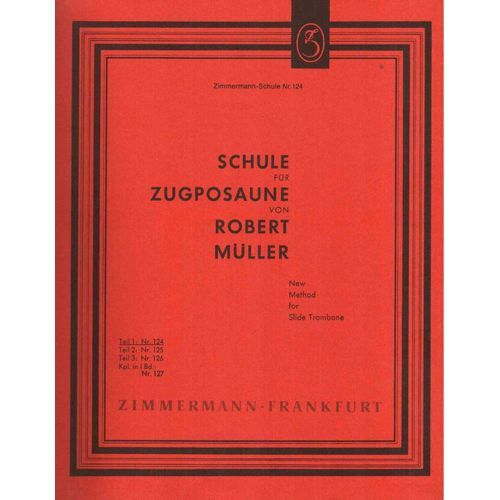 Schule Für Zugposaune - Teil 1 Nr 80124 - New Method For Slide Trombone
