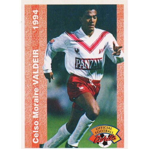 Official Football Cards 1994 Carte Celso Moraire Valdeir N° 181 Bordeaux