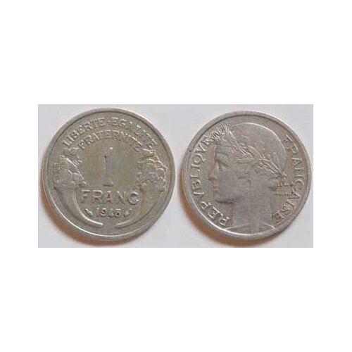 1 Franc 1948  Pièce Monnaie Aluminium Morlon France