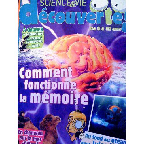 Sciences Et Vie Découvertes 76 La Mémoire, La Mer D'aral, Jules Vernes